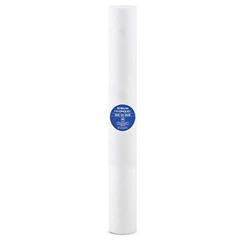 Hydronix SDC-25-2020 NSF Sediment Filter 2.5-Inch OD X 20-Inch Length, 20 Micron