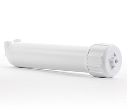 Hydronix HX-MH03-1812WH-QC Quick Connect RO Housing for 30, 50, 75, 100 and 125 GPD Membranes 1/4" QC Ports, White