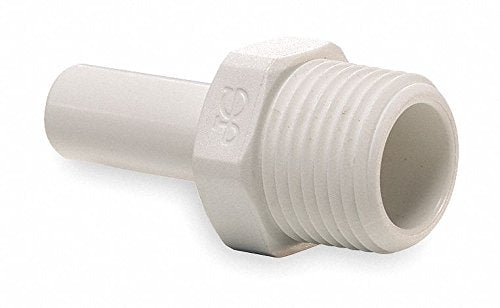 John Guest Polypropylene Stem Adapter - pkg. of 10