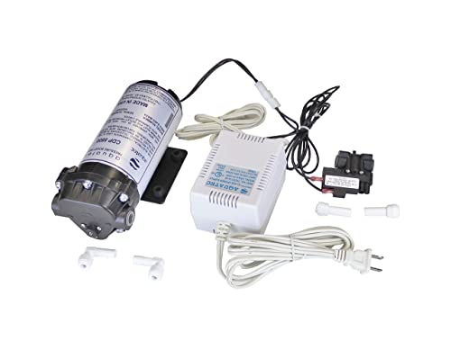 Aquatec 8800 Booster Pump Kit for up to 200 GPD RO Reverse Osmosis water filtration system for both standard and manifold type systems 8852-2J03-B424 PSW-340 Made in USA