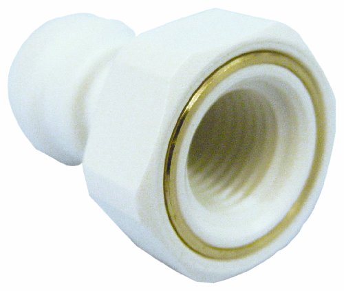 John Guest Speedfit PP450822W 1/4OD by 1/4NPTF Female Adapter, 10-Pack