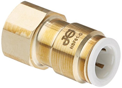 John Guest MI4512F6SLF Female Flare Connector, 3/8" OD x 3/8 (Pack of 10)