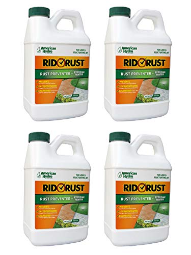 American Hydro Systems 4-Pack RR2 Rid O' Rust Stain Preventer Extreme Water, 1/2 Gallon