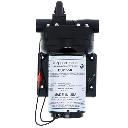 Aquatec 5513-1E01-B606 6 GPM 60 PSI 1/2 inch F 120V Super Flow Delivery/Demand Pump without Cord