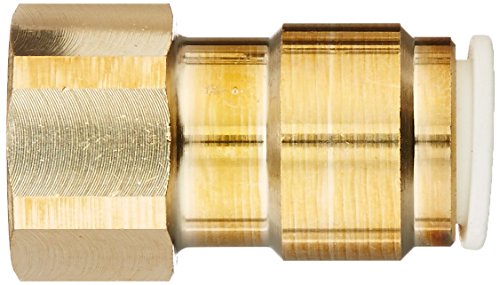 John Guest MI4512F6SLF Female Flare Connector, 3/8" OD x 3/8 (Pack of 10)