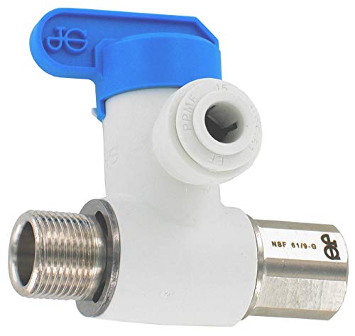 Speedfit ASVPP1LF 3/8-Inch by 3/8-Inch by 1/4-Inch Angle Stop Adapter Valve (White)