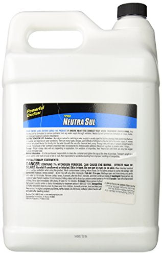 2.5 gal Pro Products Neutra Sul Powerful Professional Grade Oxidant Oxidizer HP22N Protect Against Irregular coloring and rotten egg smell in treated water