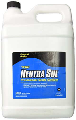 2.5 gal Pro Products Neutra Sul Powerful Professional Grade Oxidant Oxidizer HP22N Protect Against Irregular coloring and rotten egg smell in treated water