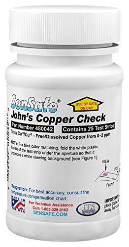 SenSafe Copper (John's) Test Strips