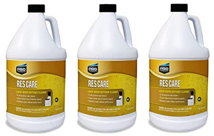 ResCare RK02B All-Purpose Water Softener Cleaner Liquid Refill, 1 Gallon, 3 Pack