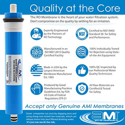 Reverse Osmosis Membrane for Home RO Water Filter System | Applied Membranes USA | Replacement Membrane Filter