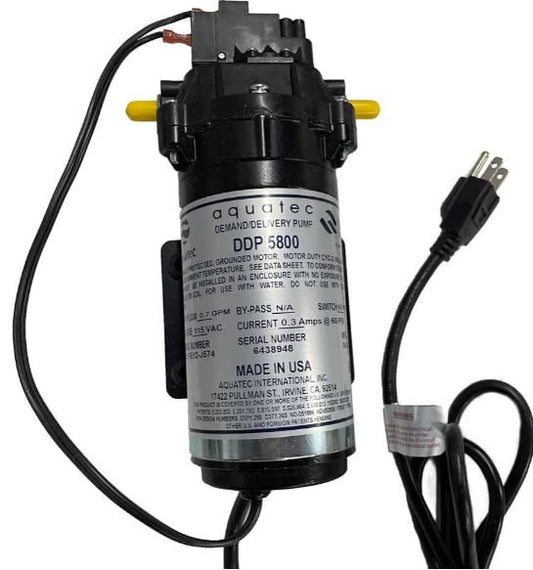 IPW Industries Inc - Aquatec 5851-7E12-J574 Water Delivery Pump 0.7 GPM, 3/8" OD Quick Connect 115V