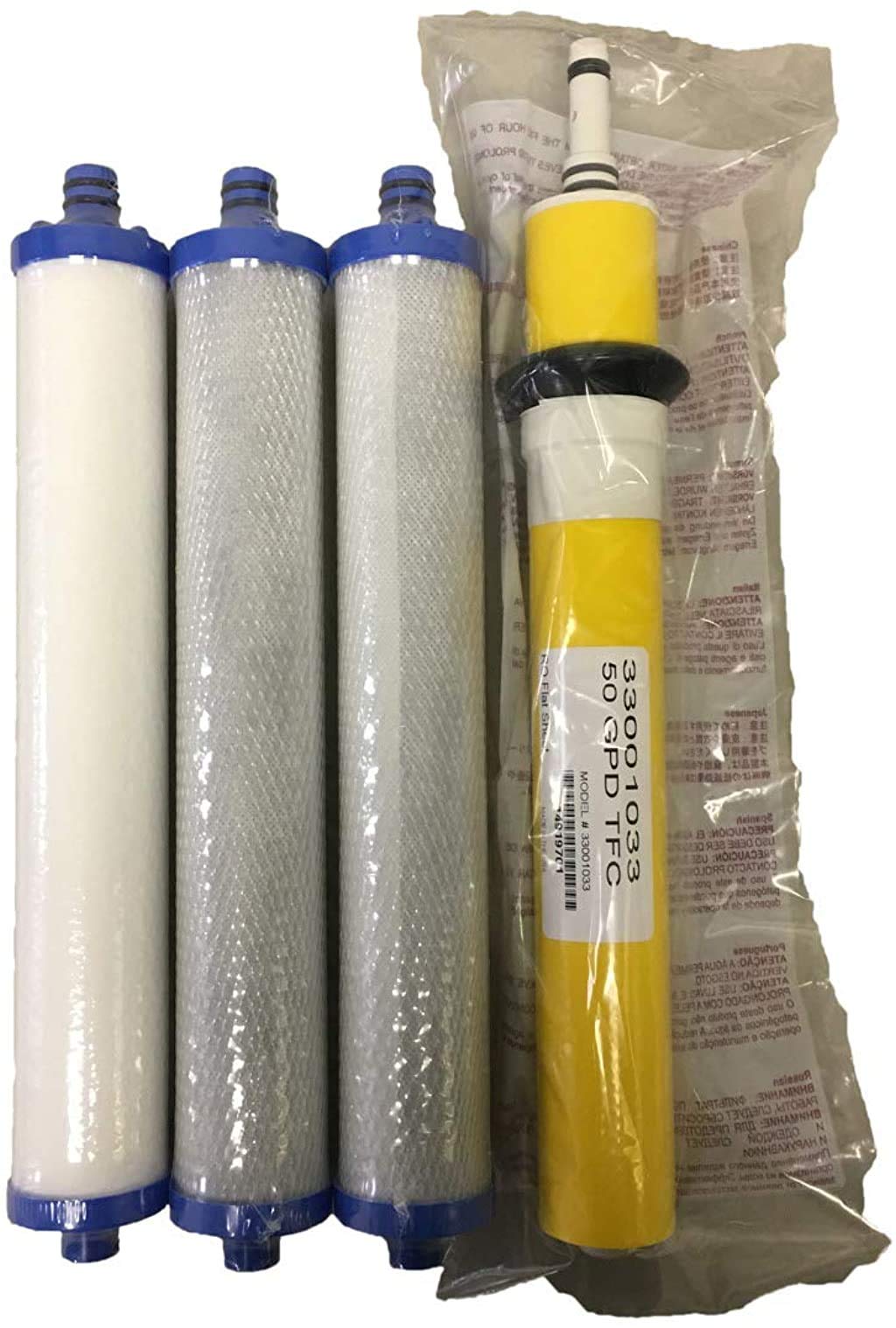 Hydrotech Compatible 33001033-50 GPD Membrane with Filters Set - Membrane Made in USA